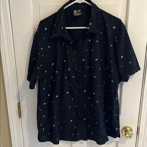 Taco Bell employee Black Short Sleeve Shirt womens size 3x in excellent comdruon